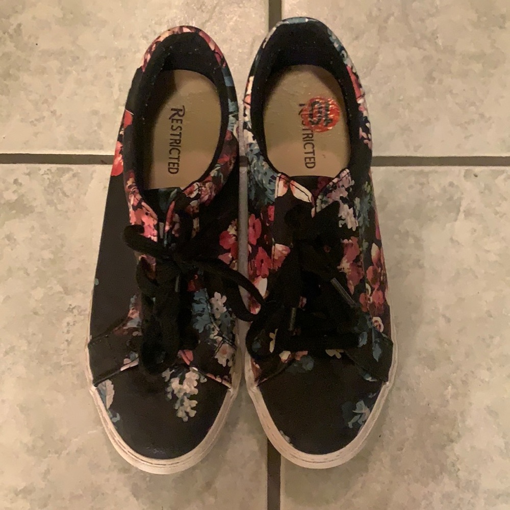 Floral sneakers